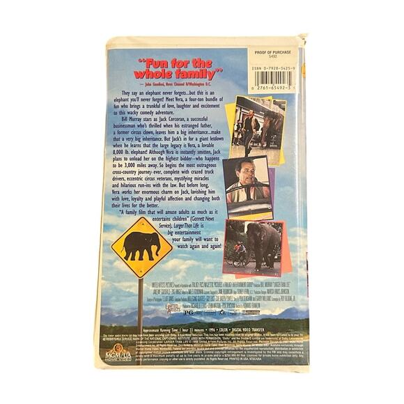 Bill Murray Larger Than Life VHS Tape - Picture 3 of 6